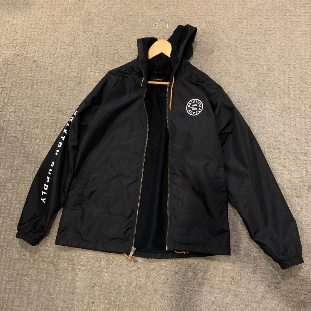 Brixton Men’s Full Zip Windbreaker Hoodie
